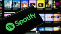 Spotify on a smart TV