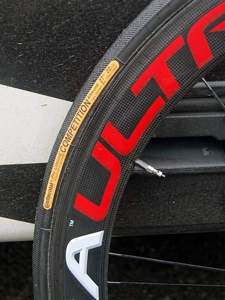 Gent-Wevelgem's minimal cobbles justified deeper wheels and narrower tires.
