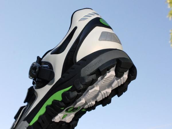 A wraparound loop helps keep your heel in place on Pearl Izumi's new X-Alp Elite shoe.
