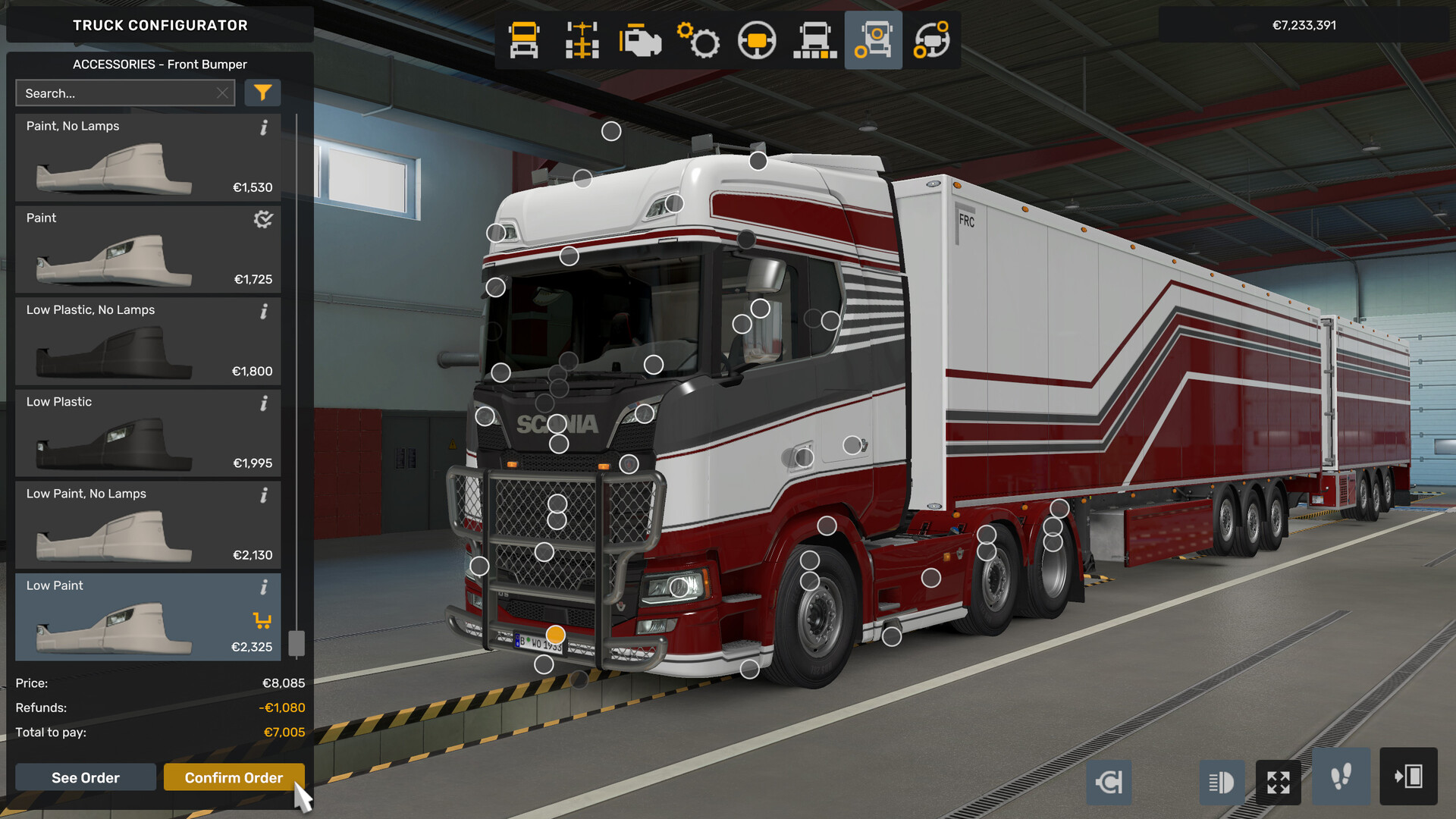 A screenshot of the upcoming PS5 game, Euro Truck Simulator 2