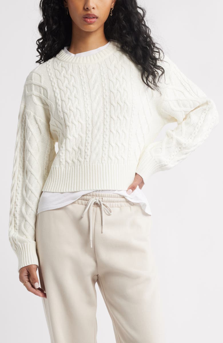 Cable Pullover Sweater