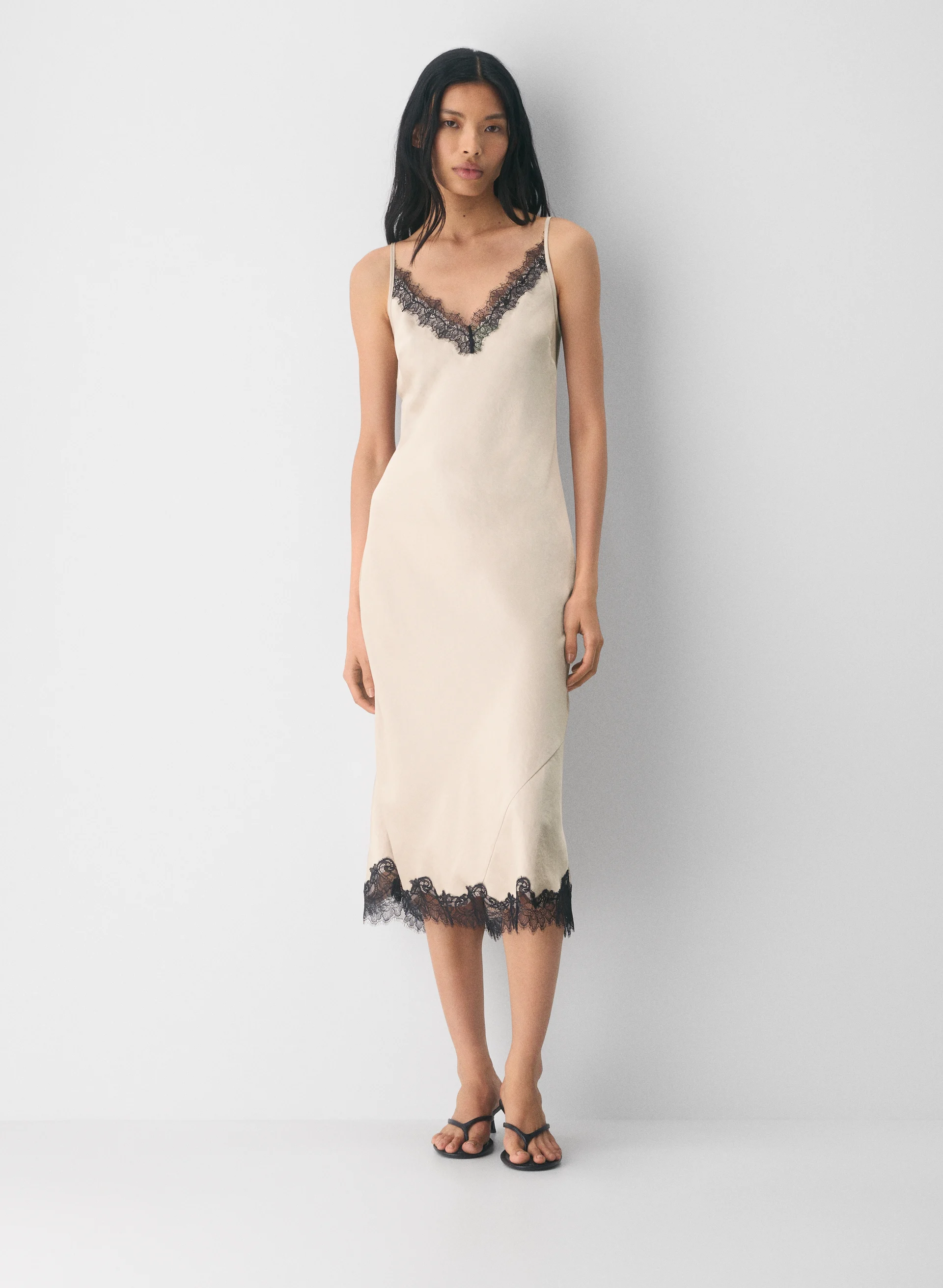 Lamplight Satin Dress
