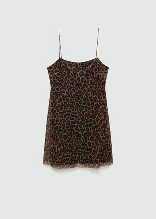 Short Leopard-Print Dress