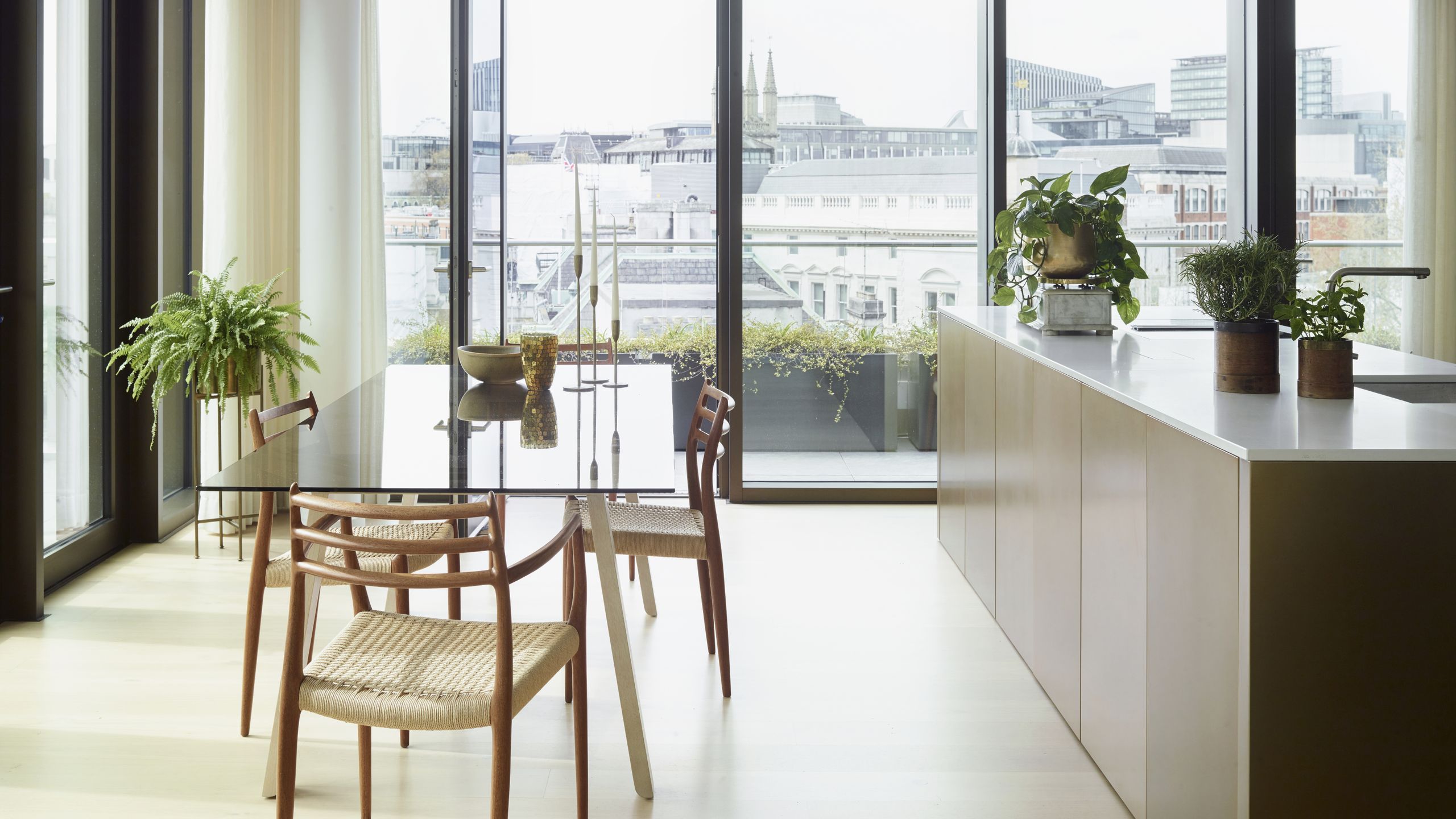 With a gorgeous garden terrace high in the sky, this penthouse ...