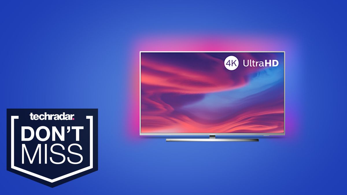 cheap 4K TV deals Philips Ambilight