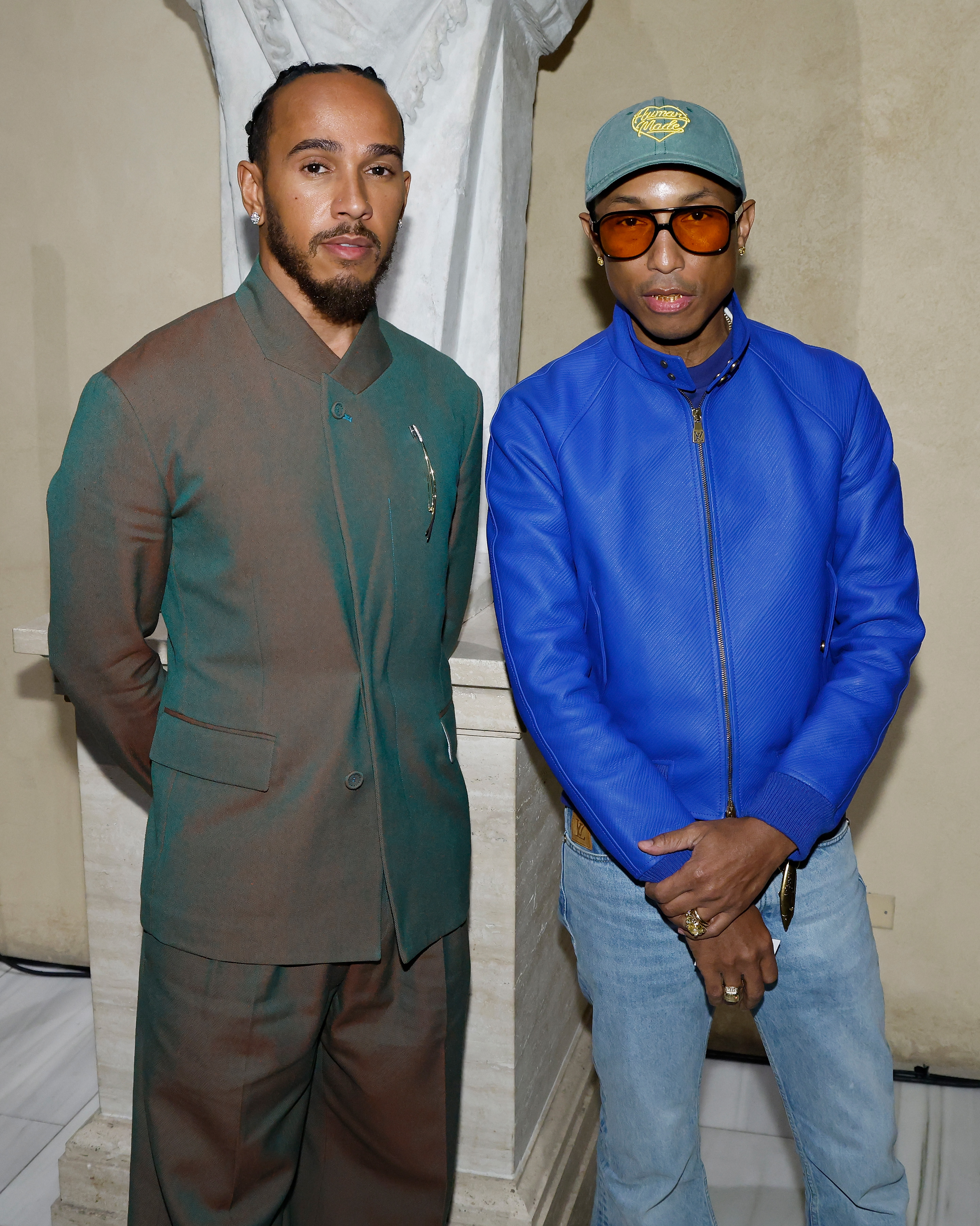 Lewis Hamilton and Pharrell Williams