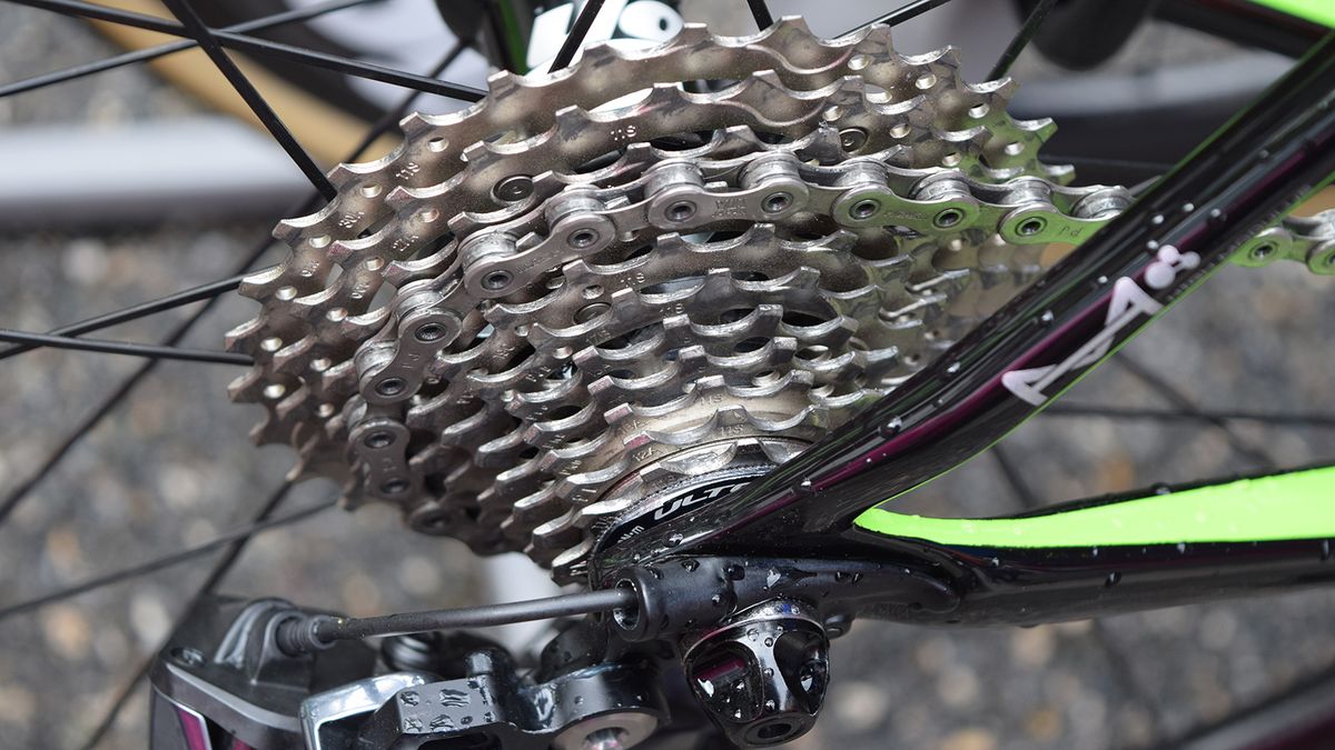 EF-Drapac are one of a few WorldTour teams to use Shimano Ultegra cassettes
