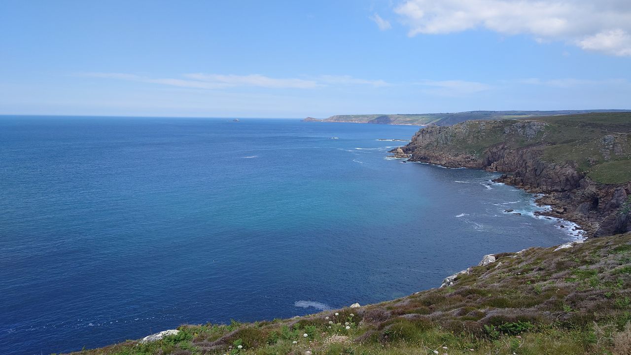 Sony Xperia 1 IV sample shot of Lands End in Cornwall