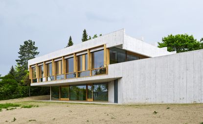 Kirschgarten house concrete exterior