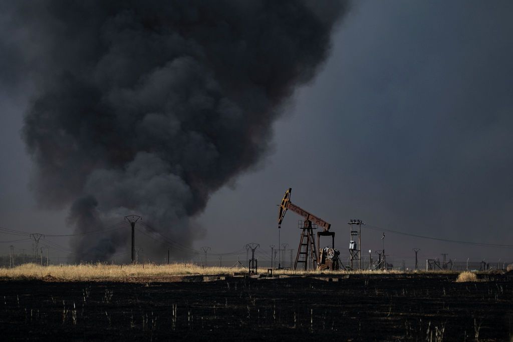 An oil field in Syria.