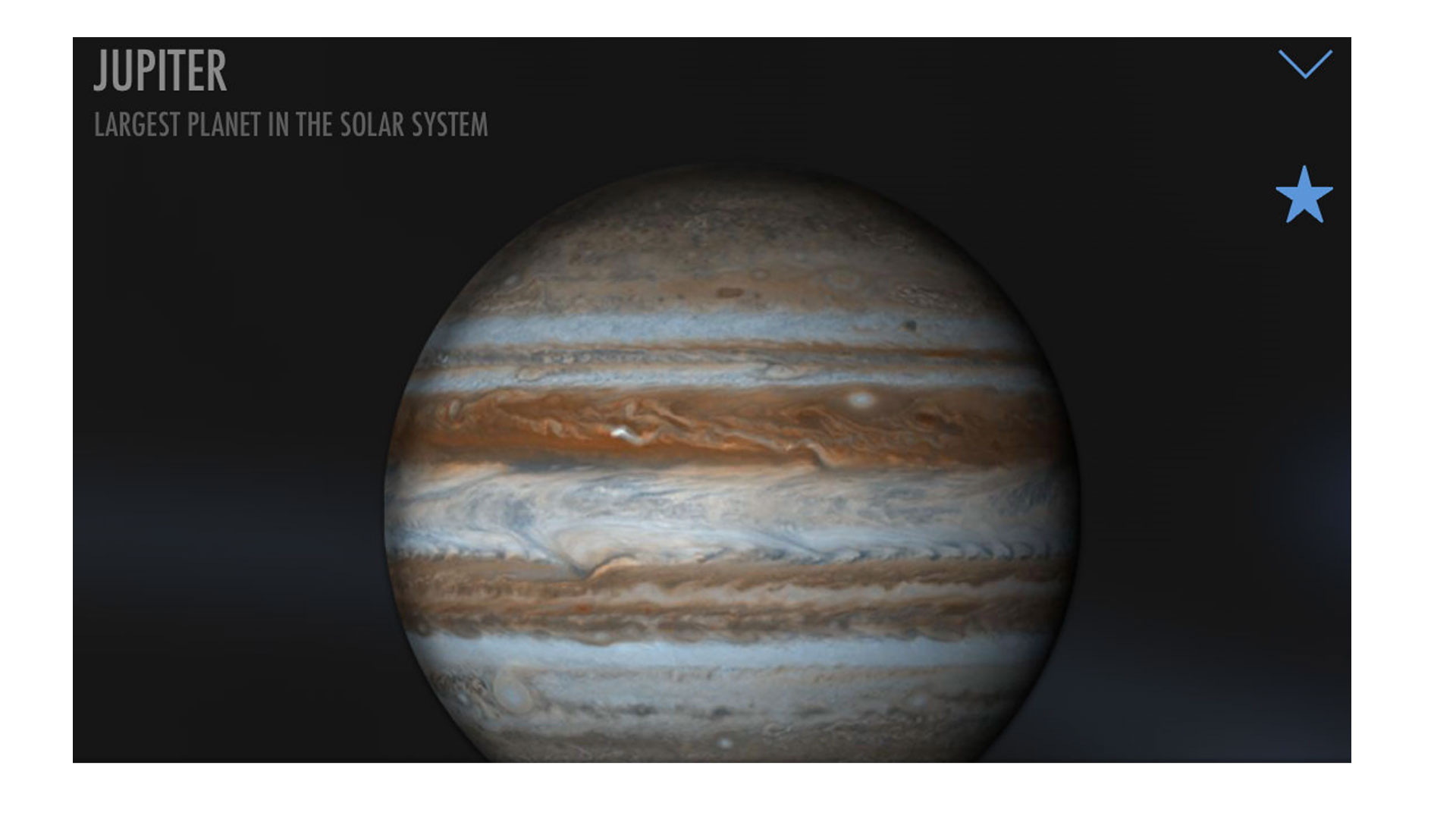 SkyView review: Image shows Jupiter.