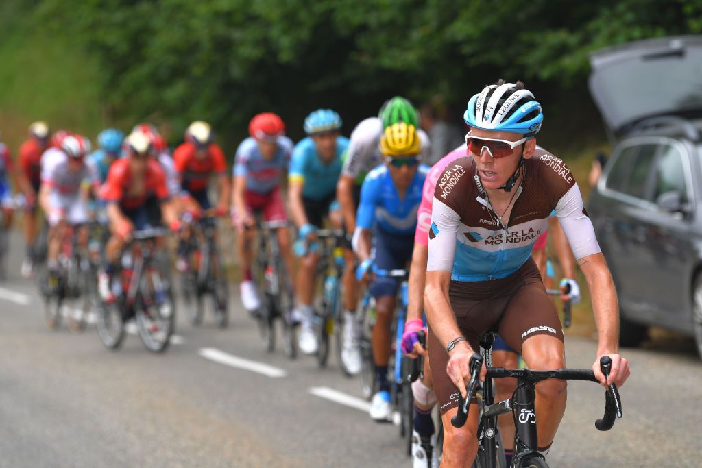 Romain Bardet was on the hunt for mountain points