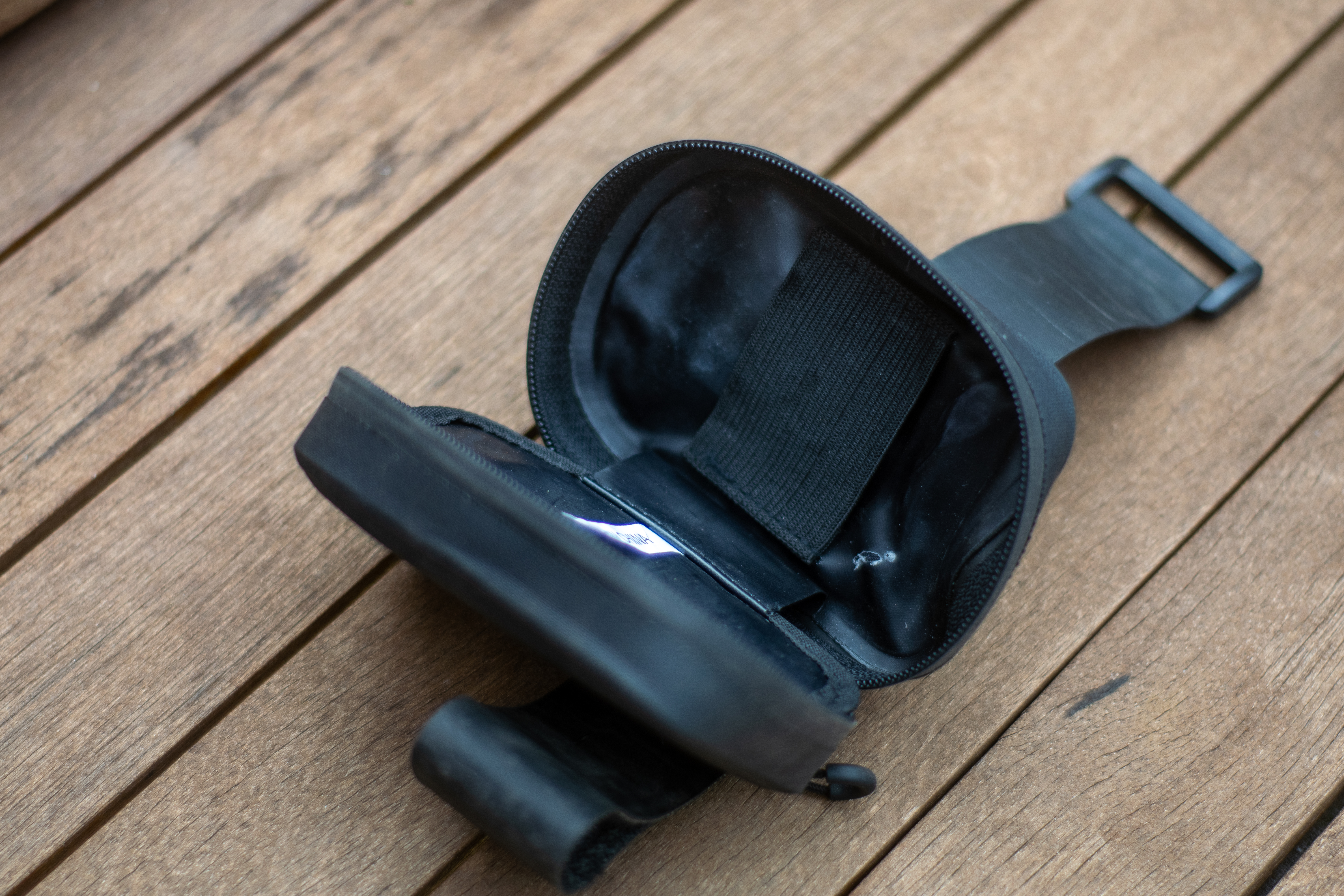 An open Zefal Z Road pack saddle bag 