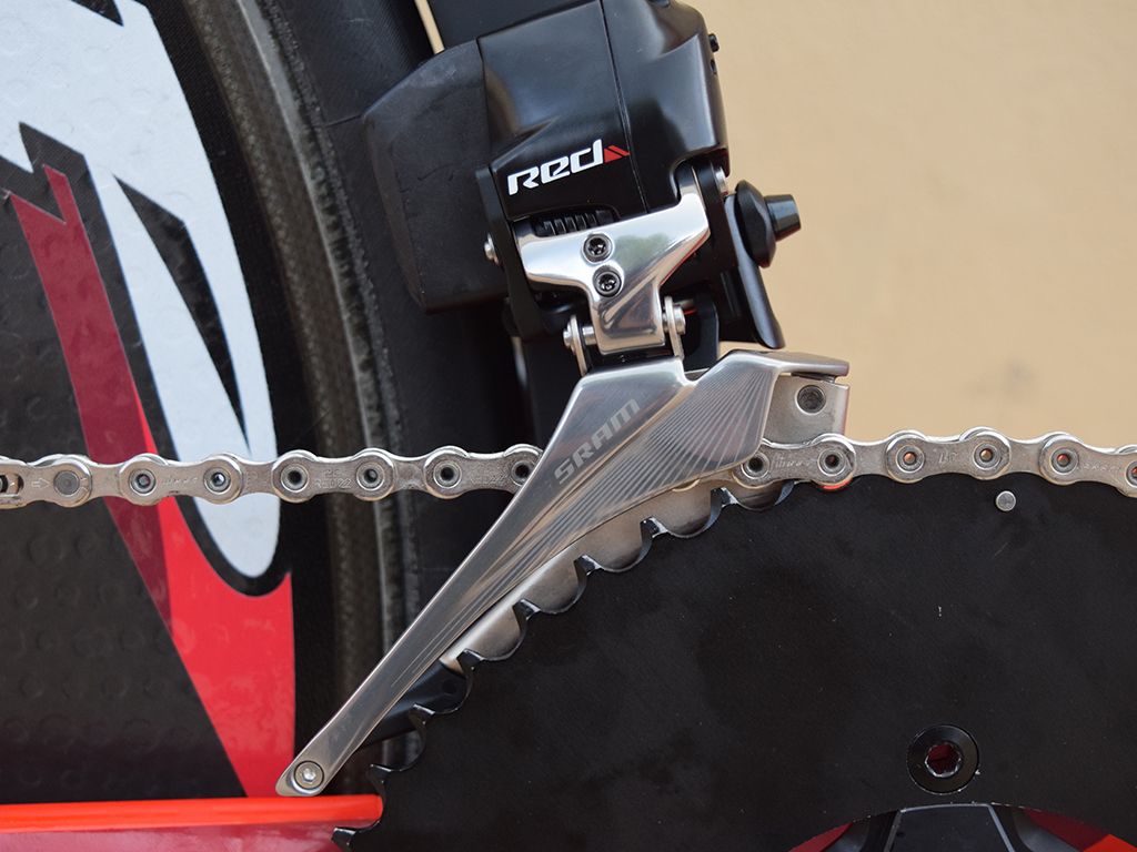Tony Martin has ridden a single front chainring in previous time trial bike setups