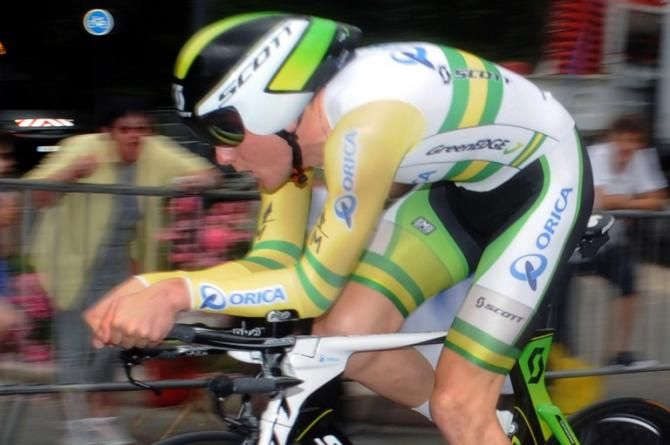 Luke Durbridge (Orica GreenEdge) took the biggest victory of his short career at the Dauphin&eacute;