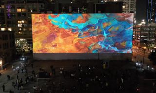 Panasonic projection at LUMINEX: Dialogues of Light