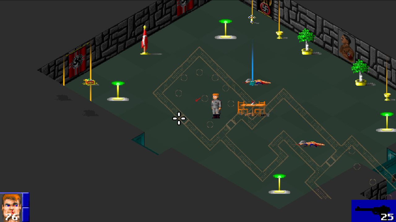 Isowulf, an isometric mod of Wolfenstein 3D