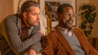 Justin Hartley and Sterling K. Brown in This Is Us