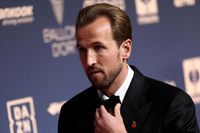 England and Bayern Munich forward Harry Kane arrives to attend the 2026 Ballon d'Or France Football award ceremony