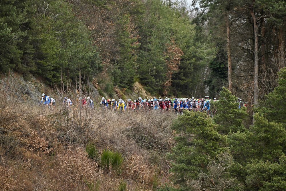 Scenery along the route of stage 5 at Paris-Nice