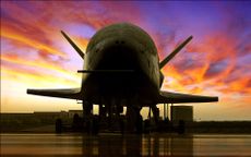 Boeing's X-37B operates about 110 to 500 miles (160 to 800 kilometers) above the Earth at a speed of about 17,500 mph (28,200 km/h).