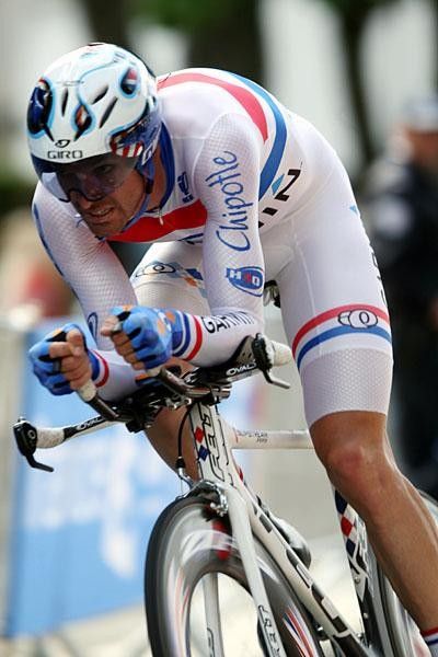David Millar close to being done for the day.