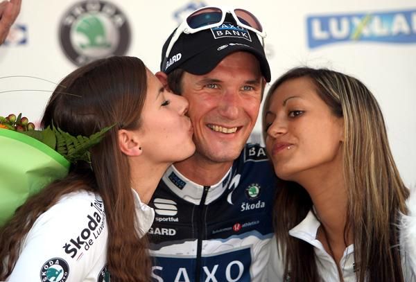 Fr&auml;nk Schleck's first win since becoming a father