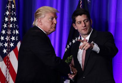 Some conservatives might want to drive a wedge between Trump and Ryan.