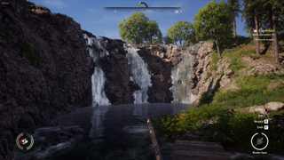 A picturesque waterfall