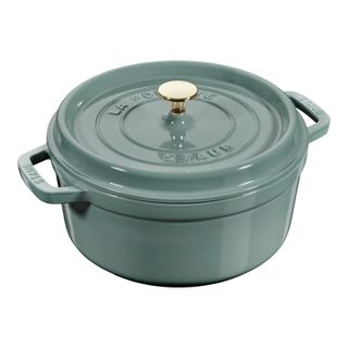 Staub La Cocotte 24 Cm Round Cast Iron Cocotte Eucalyptus