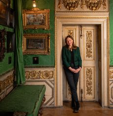 Tarnya Cooper, Curatorial and Collections Director of the National Trust. Photographed in the Green Closet at Ham House, Richmond.