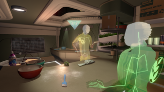 The spaceship exploration of Fullbright's Tacoma, like Gone Home, takes some inspiration from System Shock.