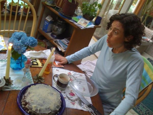 Mary McConneloug's breakfast birthday cake.