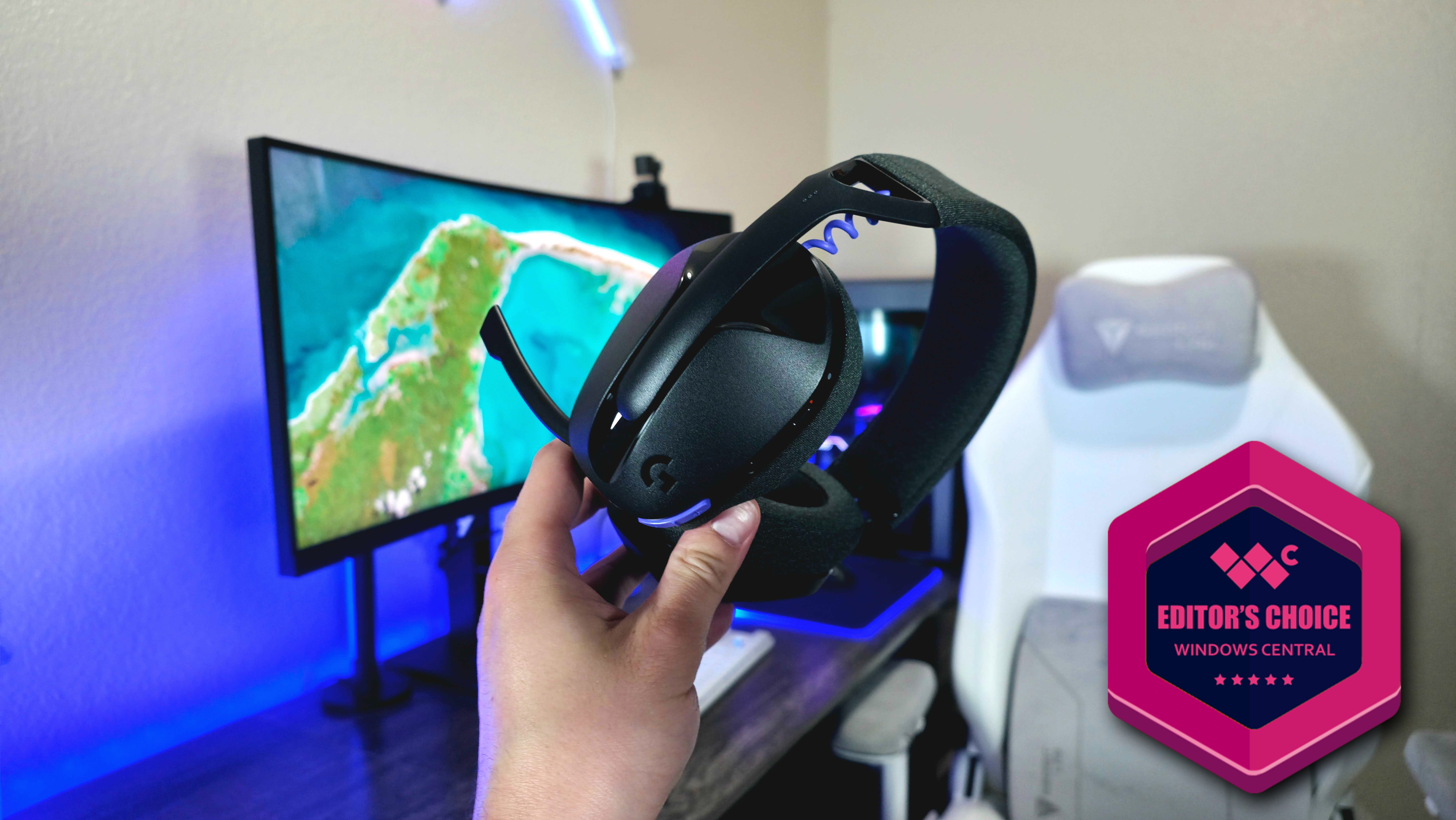 Image of the Logitech G321 LIGHTSPEED wireless gaming headset.