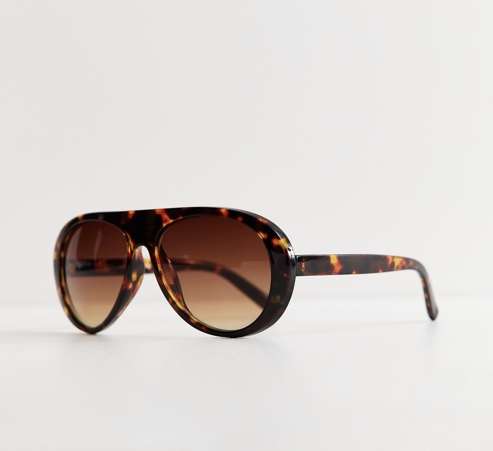 New Look, Brown Tortoise Shell Pilot Aviator Sunglasses