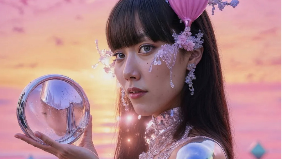 Hong Kong Art Basel 2026. Detail of artwork by Emi Kusano