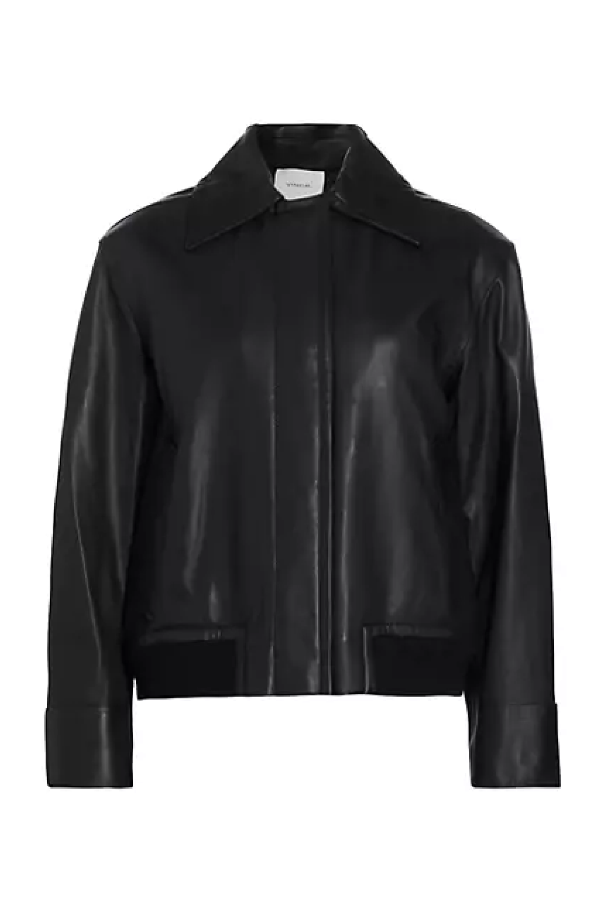 Vince Leather Bomber Jacket