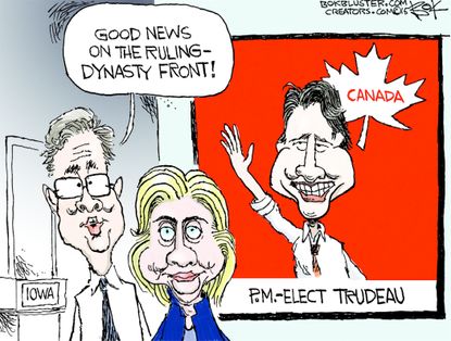 
Political cartoon U.S. Hillary Walker fee