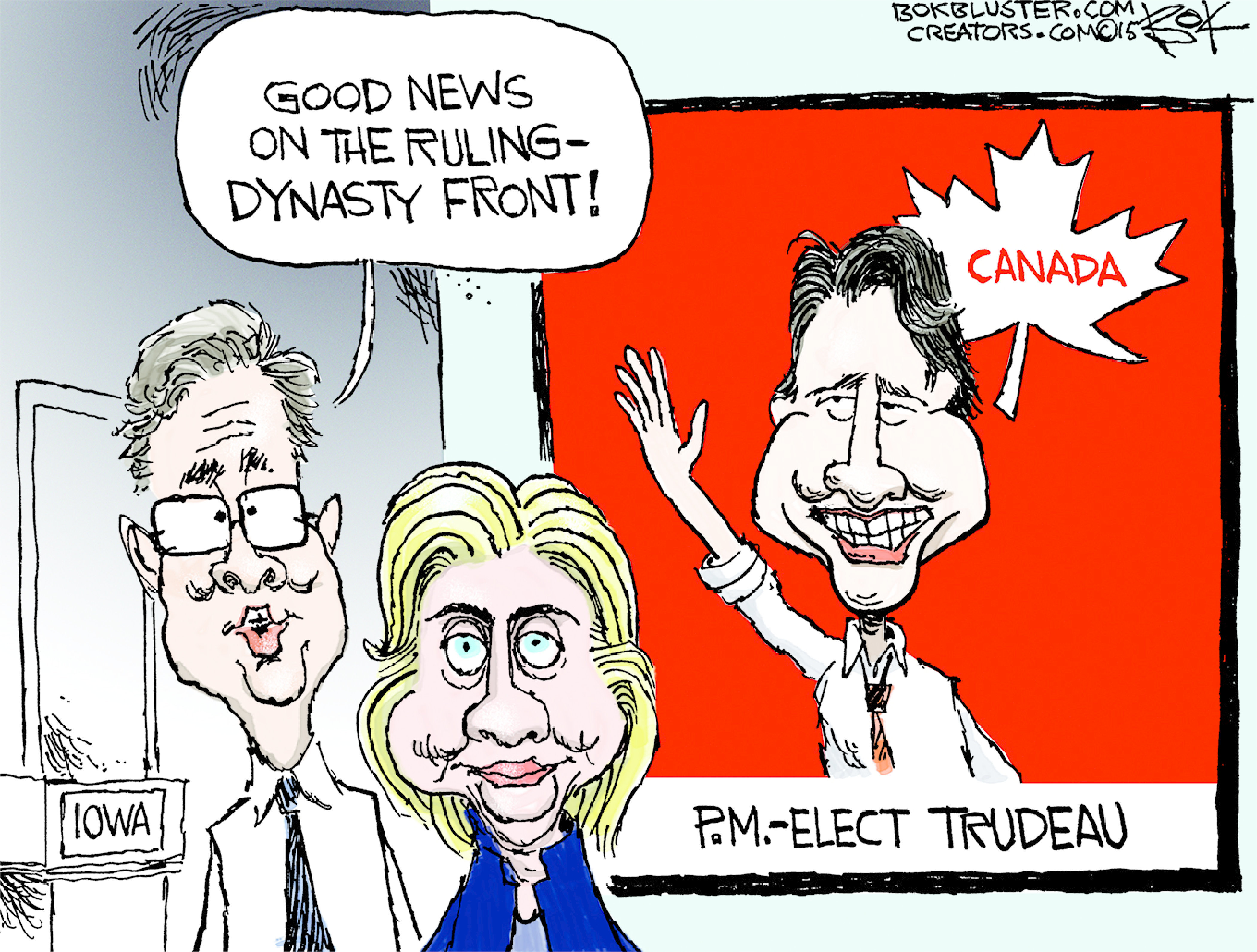 Political cartoon U.S. Hillary Walker fee