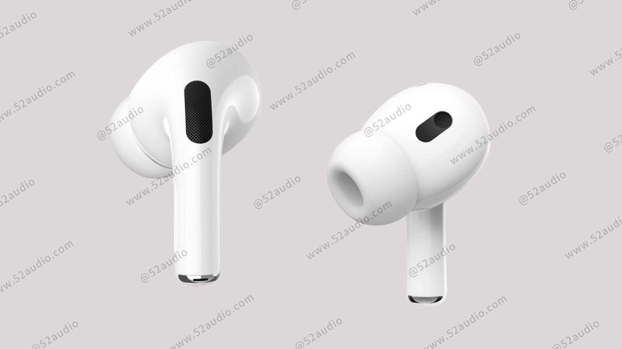 Render of rumoured Apple AirPods 2