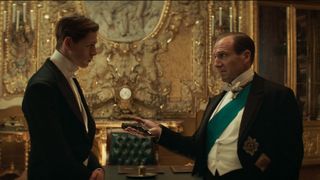 The King's Man Ralph Fiennes and Matthew Goode