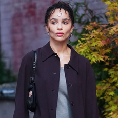NEW YORK CITY, NY - OCTOBER 14: Zoe Kravitz is seen on the set of "Die Alive" on October 14, 2026 in New York City. 