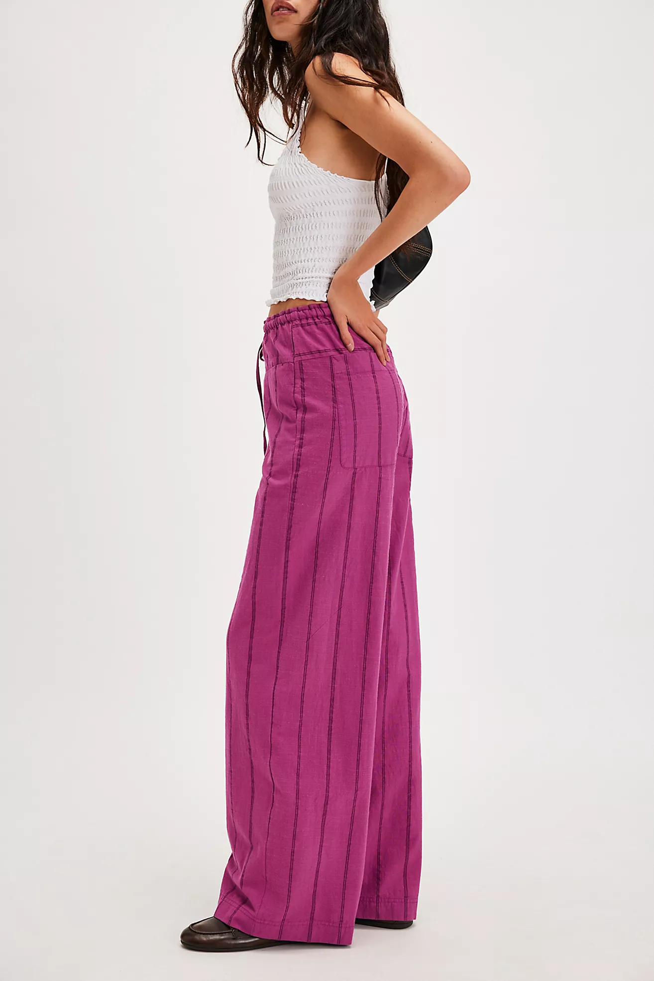 Hudson Canyon Textured Stripe Pants