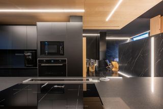Modern kitchen in Mexico City apartment