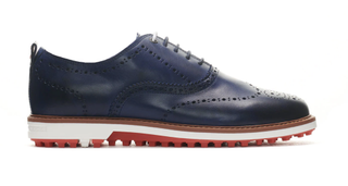 Duca Del Cosma Churchill golf shoe in blue