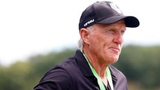 Greg Norman at the 2022 LIV Golf Chicago event