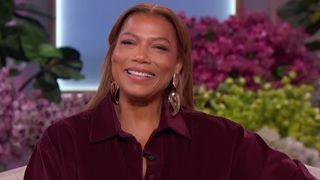 Queen Latifah is shown on The Jennifer Hudson Show.