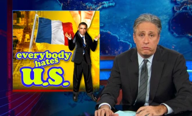 Jon Stewart trolls the world