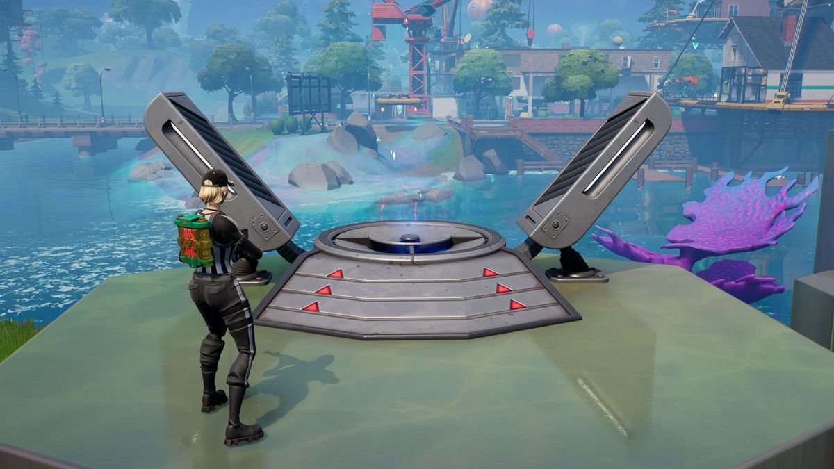 Fortnite: How to use a D-Launcher at Shimmering Shrine or Cloudy