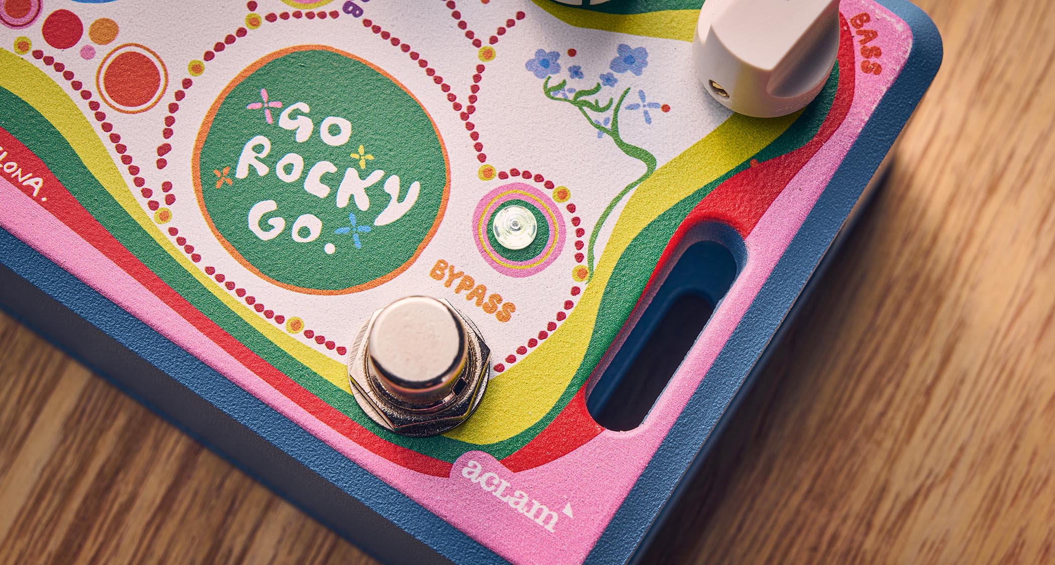 Aclam Go Rocky Go: the Beatles-inspired preamp pedal is decorated in psychedelic graphics